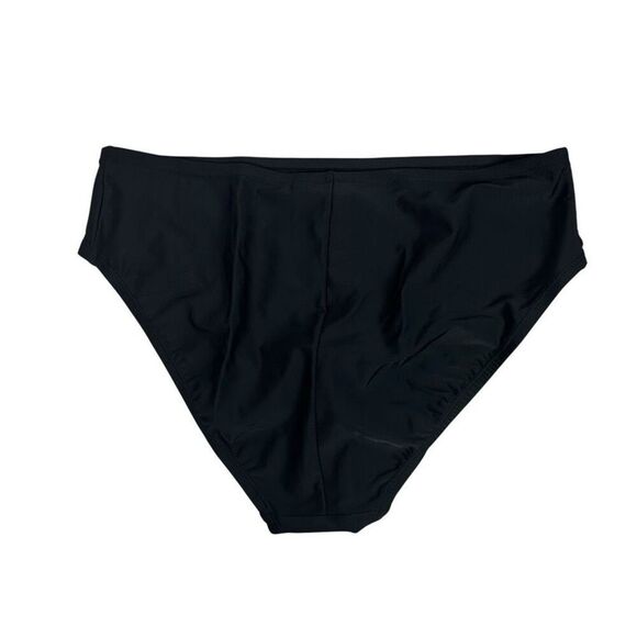 Ellen Tracy Black size 12 Swim Bikini Bottoms - Picture 2 of 5